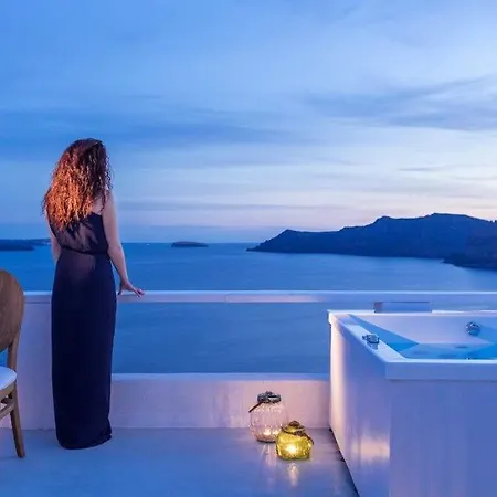 Luxury Santorini Pure Bliss Outdoor Plunge Pool Calderaview Tholos (Santorini)
